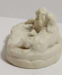 Antique Parian Cavalier King Charles Spaniel Figurine 2