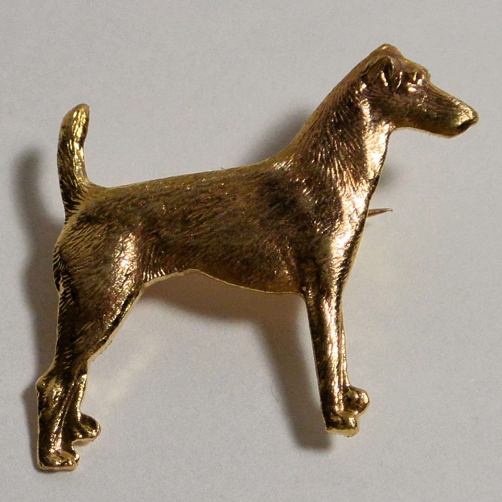 Vintage Smooth Fox Terrier Dog Pin JWL-2223