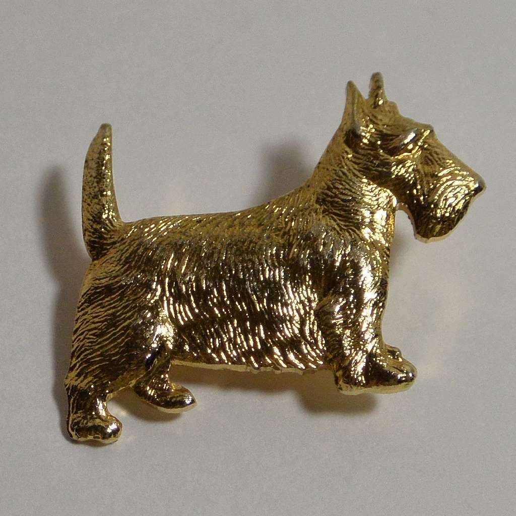 Vintage Scottish Terrier Dog Pin JWL-2226