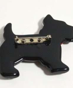 Vintage Scottish Terrier Dog Pin Closed