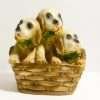 Vintage Chalkware Dogs Bank