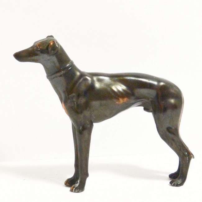 Bronze Greyhound Dog Figurine 1