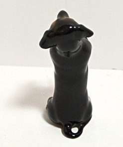 Vintage Beswick Porcelain Dachshund Begging Figurine back