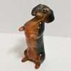 Vintage Beswick Porcelain Dachshund Begging Figurine