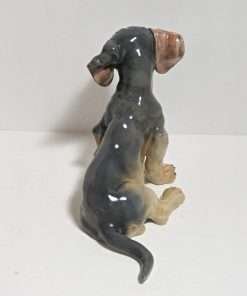 Large Royal Copenhagen Dachshund Puppy Figurine back