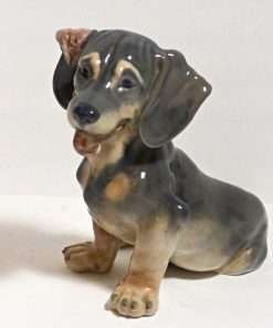 Large Royal Copenhagen Dachshund Puppy Figurine