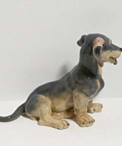 Large Royal Copenhagen Dachshund Puppy Figurine 2
