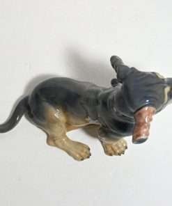 Large Royal Copenhagen Dachshund Puppy Figurine top