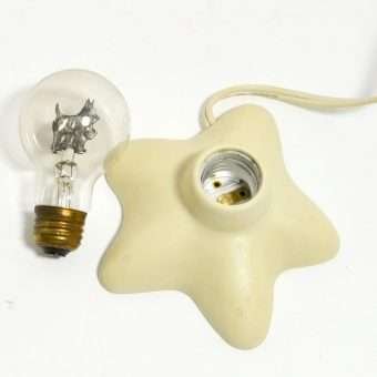 Vintage Aerolux Scottie Dog Bulb Lamp Apart