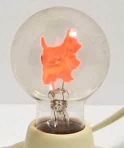 Vintage Aerolux Scottie Dog Bulb Lamp on