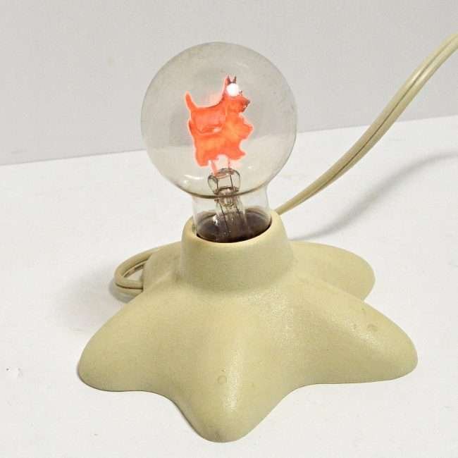 Vintage Aerolux Scottie Dog Bulb Lamp