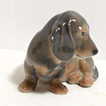 Royal Copenhagen Dachshund 1