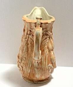 Pottery Water Pitcher with Greyhound Handle 6