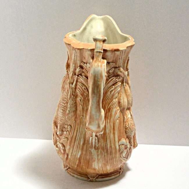 Pottery Water Pitcher with Greyhound Handle 6