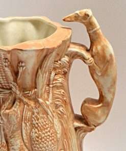 Pottery Water Pitcher with Greyhound Handle 4