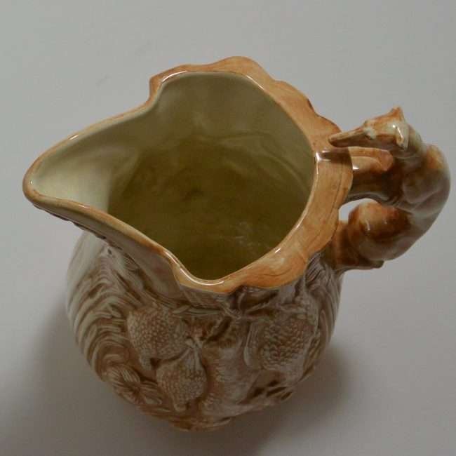 Pottery Water Pitcher with Greyhound Handle 1