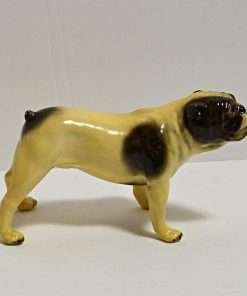 Vintage Mortens Studio Bulldog Figurine side 1
