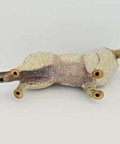 Vintage Collie Dog Figurine Cloisonne Design Bottom