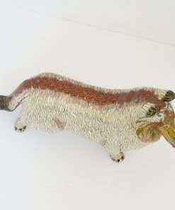 Vintage Collie Dog Figurine Cloisonne Design 1