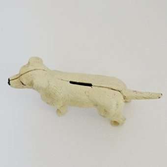 Vintage Cast Iron Lab Retriever Bank