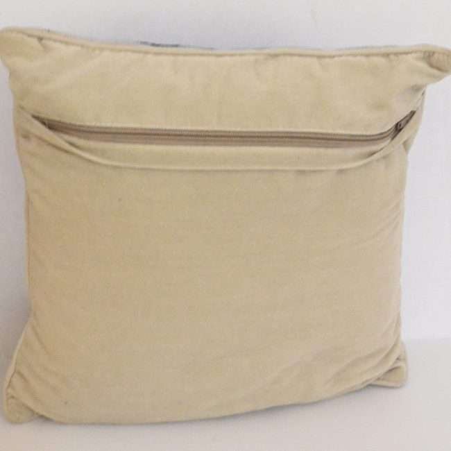 Great Dane Dog Needlepoint Pillow zipper