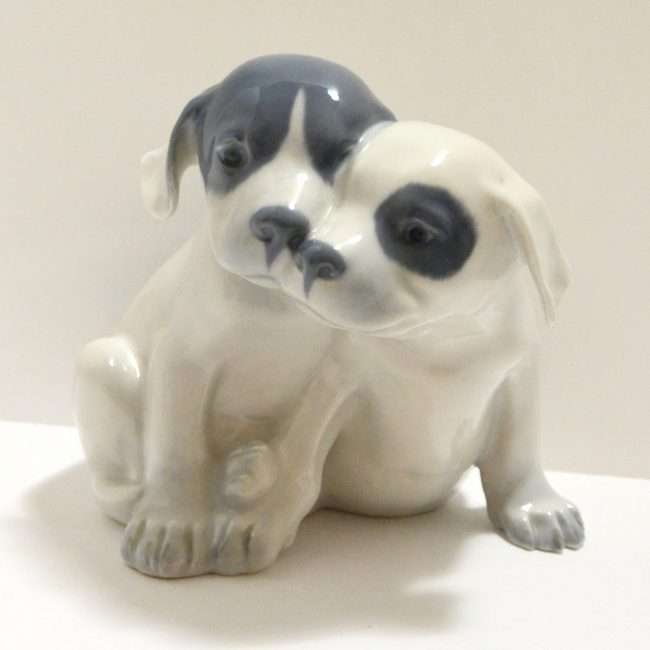 Royal Copenhagen Porcelain Pointer Puppies