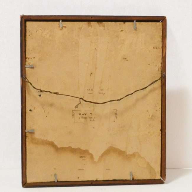 Vintage Print Sealyham and Pekingese on Artist's Pastels Box back