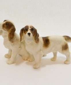 Hutschenreuther Porcelain Spaniel Dogs Figurine