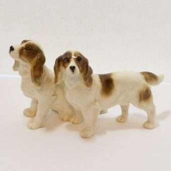 Hutschenreuther Porcelain Spaniel Dogs Figurine