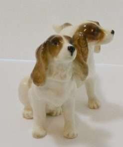 Hutschenreuther Porcelain Spaniel Dogs Figurine 3