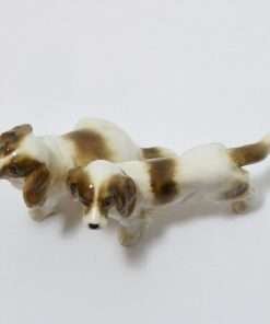 Hutschenreuther Porcelain Spaniel Dogs Figurine 1