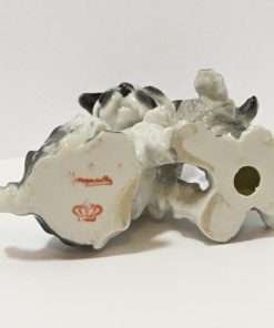 Vintage Terrier Dogs Figurine German Porcelain bottom