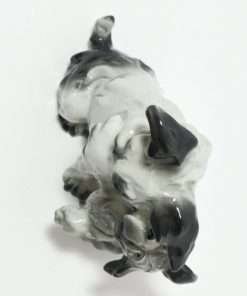 Vintage Terrier Dogs Figurine German Porcelain top