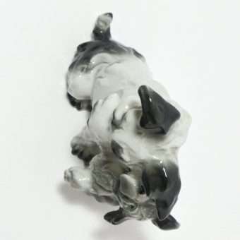 Vintage Terrier Dogs Figurine German Porcelain top