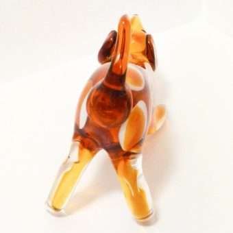 Vintage Murano Glass Hound Dog back