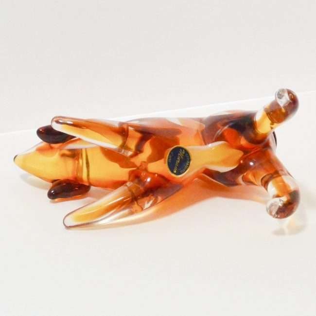 Vintage Murano Glass Hound Dog bottom
