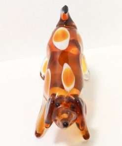 Vintage Murano Glass Hound Dog top1