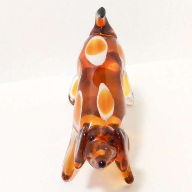 Vintage Murano Glass Hound Dog top1
