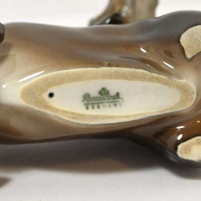 Rosenthal Dachshund Figurine Collectible mark
