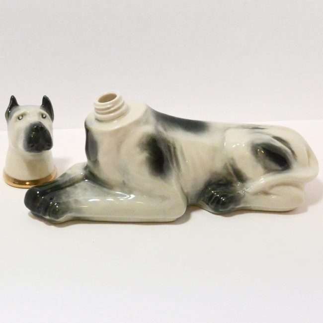 Vintage Jim Beam Great Dane Decanter apart