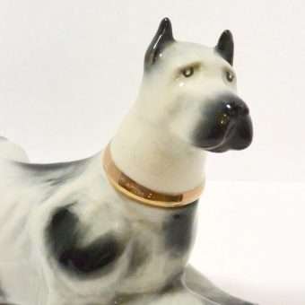 Vintage Jim Beam Great Dane Decanter close 1