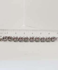 Sterling Silver Bulldog Head Bracelet