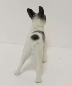 Vintage Porcelain French Bulldog Figurine back