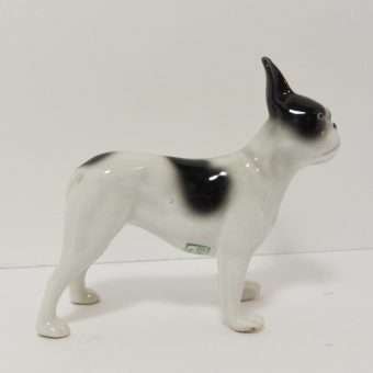 Vintage Porcelain French Bulldog Figurine 2