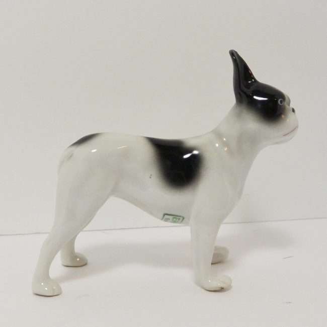 Vintage Porcelain French Bulldog Figurine 2