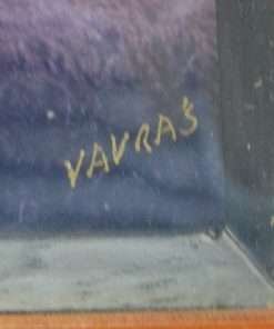 Vintage French Bulldogs Original Photo signature