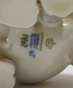 Royal Copenhagen Porcelain Dachshund Figurine Puppy Chasing Tail Mark