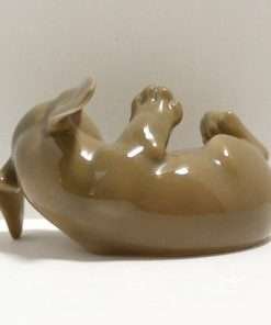 Royal Copenhagen Porcelain Dachshund Puppy Dog Rolling Over side 2