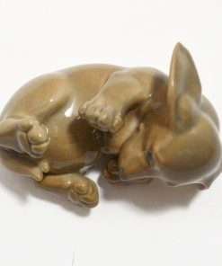 Royal Copenhagen Porcelain Dachshund Puppy Dog Rolling Over 1