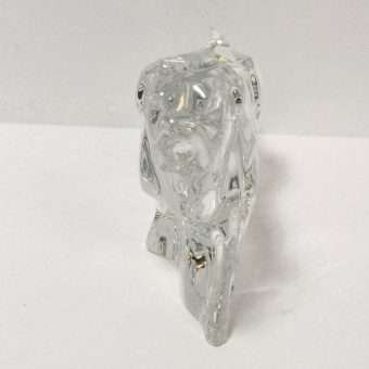 Baccarat Crystal Labrador Retriever Dog front